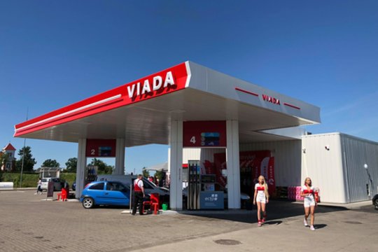 Aukštelkėje atidaryta atnaujinta „Viada“ degalinė