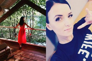 Irūna Puzaraitė-Čepononienė savaitgalį leidžia rojaus kampelyje