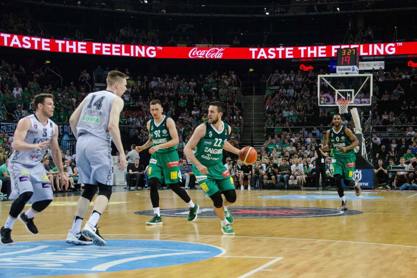 Žalgiriečiai nugalėjo sostinės ekipą.<br> M.Balčiūno nuotr.