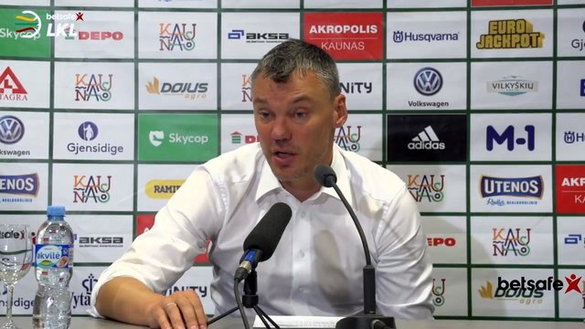 Šarūnas Jasikevičius: „Buvo keista, kad puolėme gerai, o gynėmės blogai“