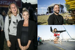 Nidoje Anžela Adamovič-Gečienė pademonstravo nėščiosios pilvuką 