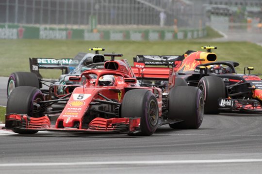 Kanados „Grand Prix“ lenktynėse – užtikrinta Sebastiano Vettelio pergalė