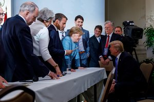 Angela Merkel: „Donaldo Trumpo pozicija dėl G-7 atvėrė akis ir prislėgė“