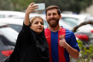  Maskvos Raudonojoje aikštėje sulaikytas L. Messi antrininkas 