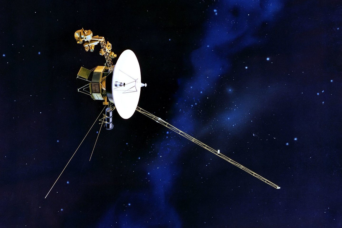  2014 m. inžinieriai pastebėjo, kad pagrindiniai „Voyager 1” varikliai ėmė silpti ir ilgainiui jiems teko išleisti daugiau impulsų, kad pasiektų tą patį rezultatą. <br> NASA iliustr.