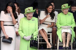 Pirmą kartą tik dviese: Meghan Markle draugijoje karalienė jautėsi puikiai