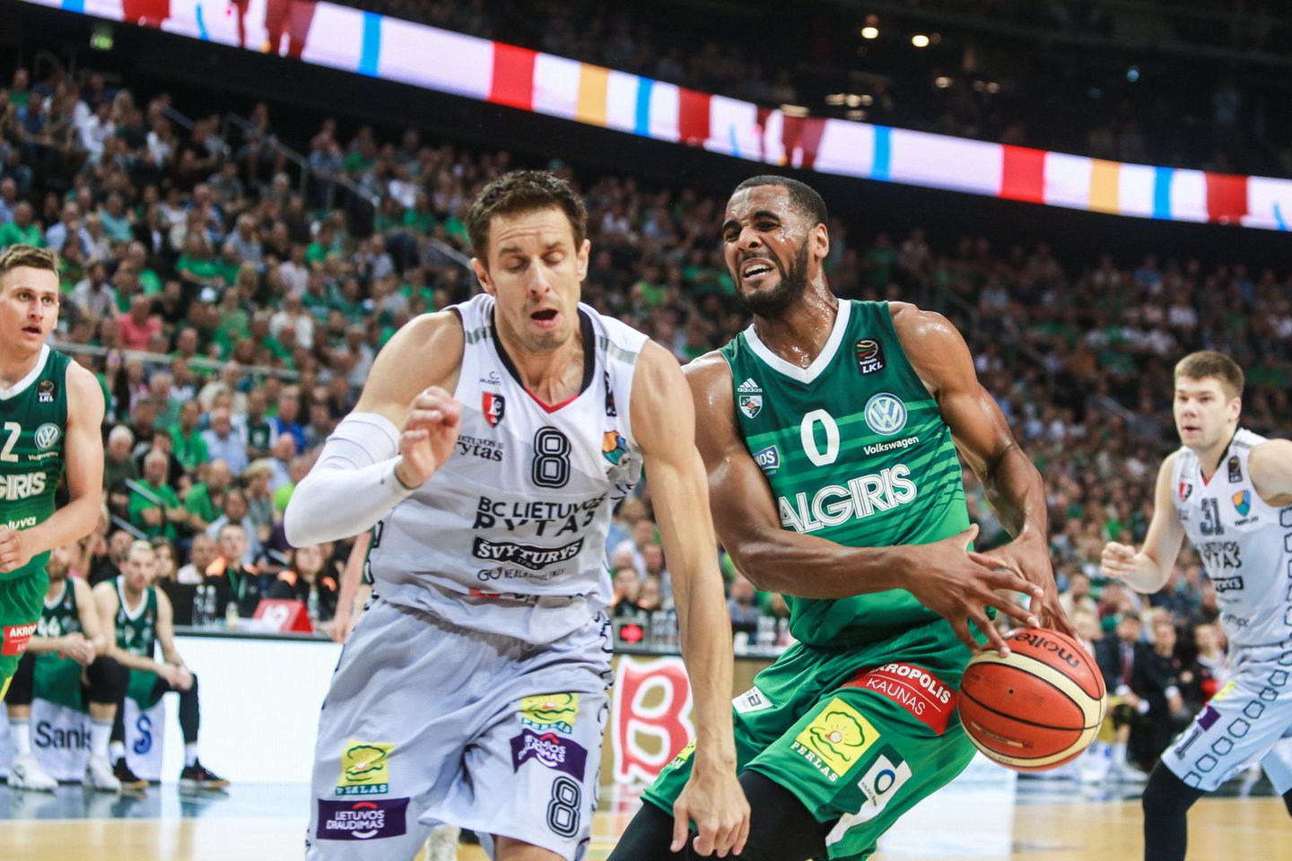 Trečiųjų LKL finalo serijos rungtynių akimirka.<br> G.Bitvinsko nuotr.
