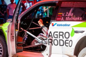 „Agrorodeo“ komanda – greičiausia po pirmųjų Žemaitijos ralio greičio ruožų