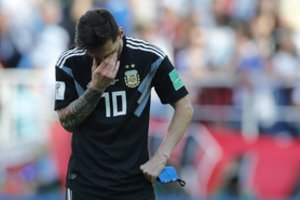 Islandija – per kietas riešutas Argentinai: L. Messi neįmušė nuo 11 metrų žymos