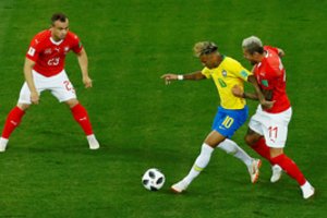 Pasaulio čempionato favoritę Braziliją lygiosiomis pristabdė Šveicarija