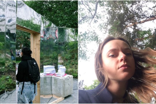  Pačiame Londono centre  lietuvė priverčia stabtelėti  praeivius   