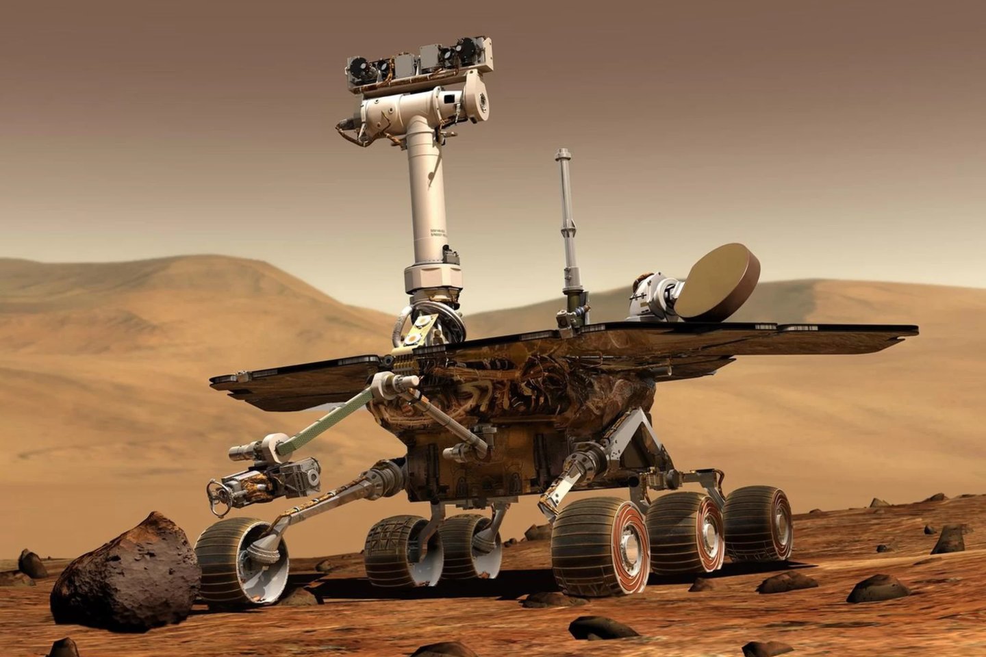 Marsaeigis „Opportunity“ <br>NASA nuotr.