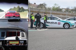 Ar įmanoma iš Klaipėdos į Vilnių nuvažiuoti per valandą? Policija parodė pavyzdį