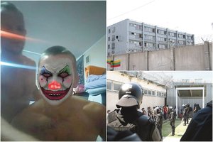 Kalėjimo ramybę sujaukė įkaušusių kalinių šėlionė