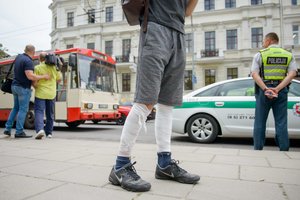 Vilniuje sprogus troleibuso padangai nukentėjo 6 žmonės: išvardijo sužeidimus