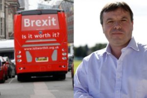 Blogi „Brexit“ vyrukai: kas pagrindinį „Brexit“ rėmėją sieja su Rusija