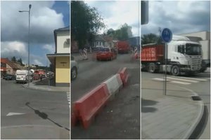 Prieniškiai įsiutę – dėl keisto sprendimo nusidriekė kilometrinės spūstys