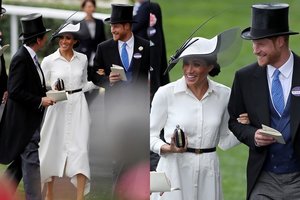 Askoto žirgų lenktynėse visą dėmesį susišlavė kunigaikštienė Meghan Markle