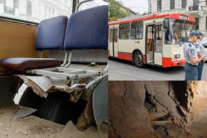 Nelaimė Vilniuje atkreipė dėmesį į troleibusų būklę: vaizdai šiurpina