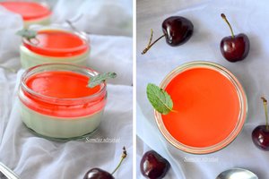 Burnoje tirpstanti mėtinė panakota su aviečių žele – tiesiog tobula