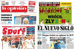 Čempionato atgarsiai: Lenkiją ir Kolumbiją sužeidė netikėti pirmieji pralaimėjimai