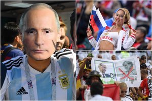 Švente užliūliavęs V. Putinas muša įvarčius: išsigando net aršiausias kritikas