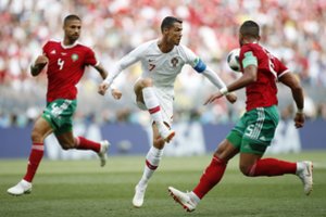 Blankiai atrodžiusius portugalus išgelbėjo C. Ronaldo įvartis