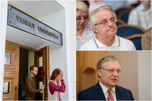 Dėl V. Radžvilo ateities – įtampa VU: rektorius sprendimą paaiškino, bet prašymai nušalinti netyla