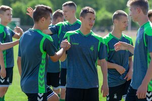  Lietuvos 17-mečiai futbolininkai pradėjo ruoštis Baltijos taurės  turnyrui