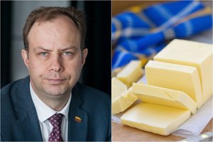 Aurelijus Veryga paskelbė verdiktą dėl sviesto likimo darželiuose ir mokyklose