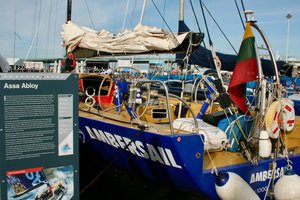Jachta „Ambersail“ lenktyniaus „Volvo Ocean Race“ legendų regatoje