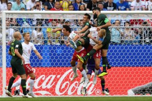 VAR sistema padėjo Australijai pasiekti lygiąsias su Danija