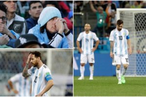 Argentiniečiai pliekia širdis sudaužiusius futbolininkus: „Tai ne rinktinė, o kančia“