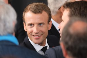 Emmanuelis Macronas: „Europoje plinta nacionalizmo liga“