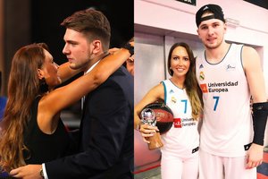 NBA gerbėjų dėmesį pasiglemžė įspūdingo grožio Lukos Dončičiaus mama