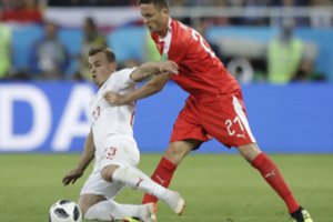 Emocinga šveicarų pergalė: įvartis raketa ir lemiamas smūgis pabaigoje