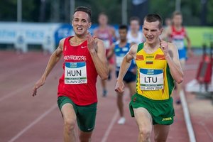 Lengvaatlečiu varžybose Minske geriausiai sekėsi Simui Bertašiui