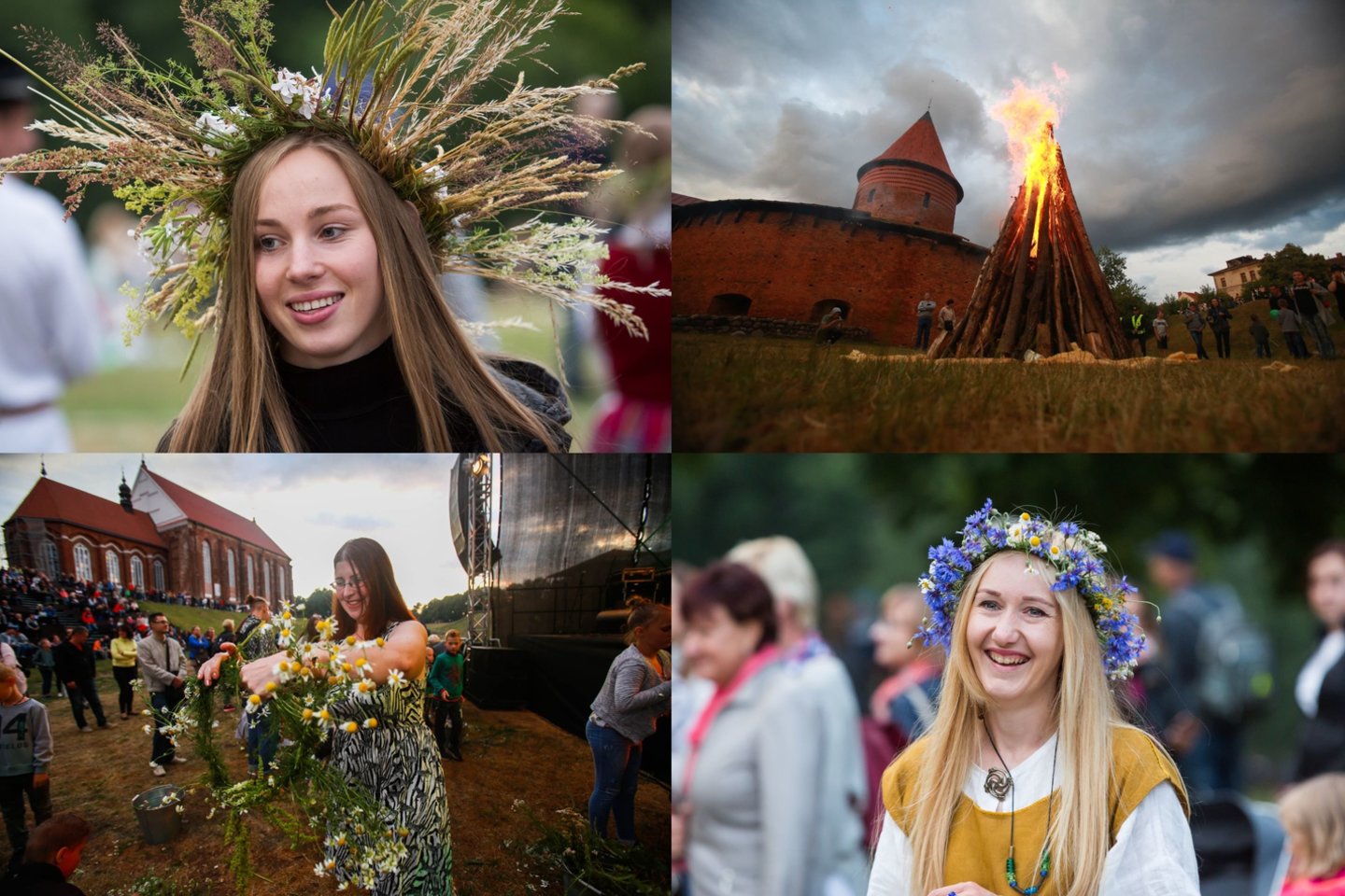  Joninių šventimas prasidėjo visoje Lietuvoje.<br> Lrytas.lt montažas