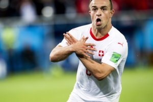 G. Xhaka ir X. Shaqiri gali būti suspenduoti dvejoms rungtynėms