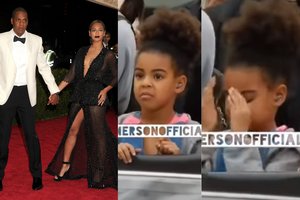 Intymi Beyonce ir Jay-Z akimirka sugėdino jų dukrą: slėpėsi ir dangstėsi akis