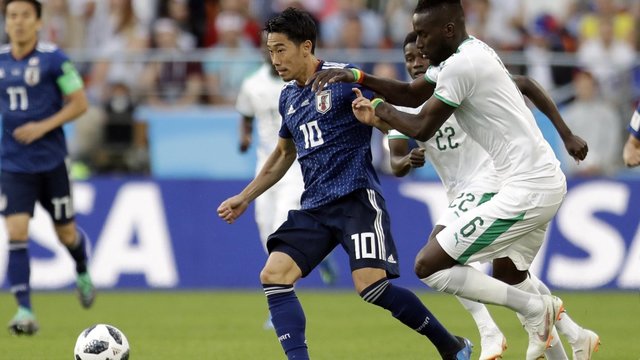  Japonijos ir Senegalo rinktinių nugalėtojas nepaaiškėjo