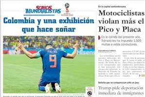 Futbolo spektaklio įkvėpta Kolumbijos žiniasklaida: „Esame gyvi!“