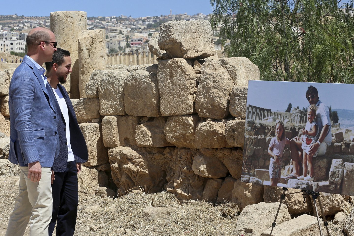  Princas Williamas lankėsi Jordanijoje.<br> AP nuotr.