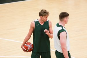 Geriausi Lietuvos krepšininkai rinkosi į treniruotę Kaune