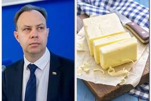 Aurelijus Veryga apsigalvojo dėl savo siūlymo sviestą keisti margarinu