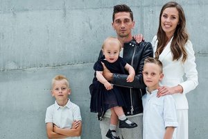 Vaidos ir Deivido Česnauskių šeimoje – jauki šventė