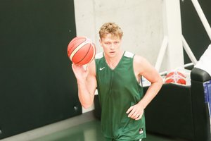 Rinktinės narys M. Kuzminskas savo fizine forma nesiskundžia