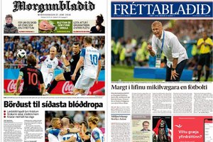 Islandijos futbolininkai iš Rusijos išvyksta tyliai, bet namie bus pasitikti triukšmingai