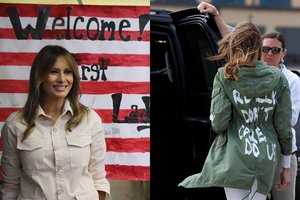 Melania Trump vėl vyksta prie pietinės JAV sienos