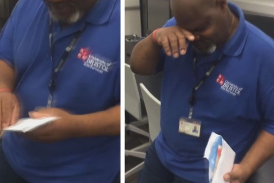 Studentų poelgis nepalieka abejingų – po staigmenos valytojui pasipylė ašaros